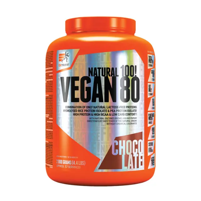 Extrifit Vegan 80 chocolate, 2000-g