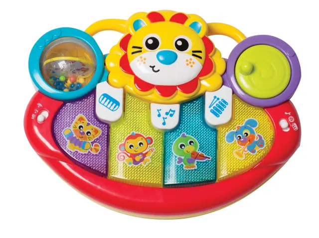 Playgro - Jerrys Class - Lion Activity Kick Toy Piano 1-6385508
