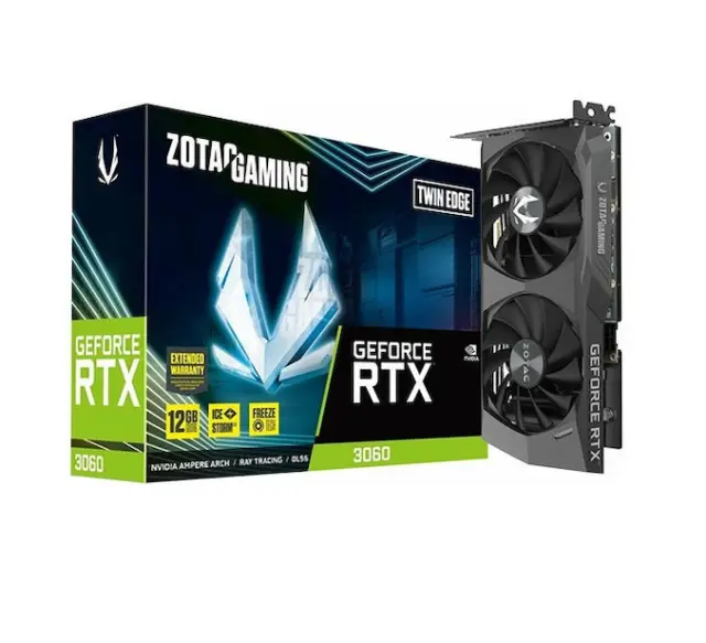Zotac GeForce RTX 3060 Twin Edge NVIDIA 12 GB GDDR6