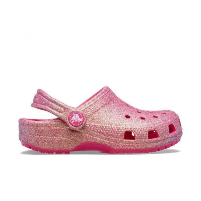 Crocs Classic Iridescent Glitter Clog (PS) (210986-6ZQ) - Φούξια - 33-34