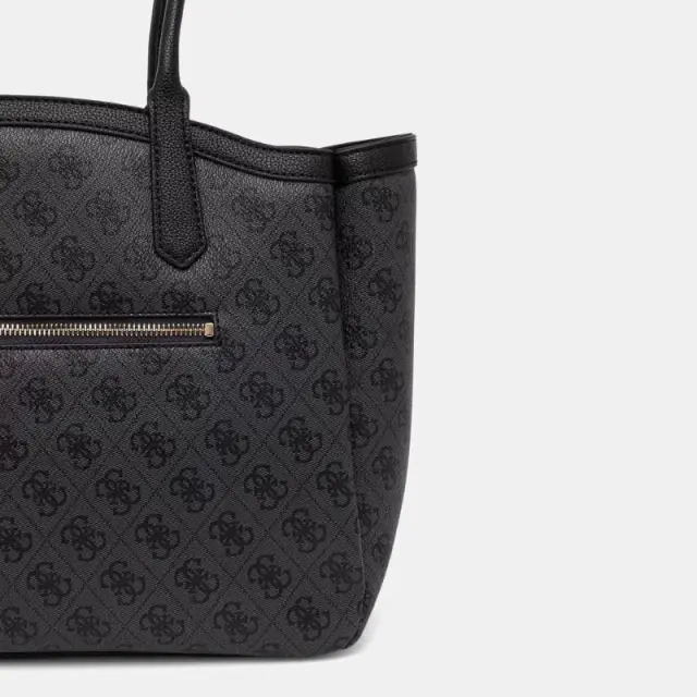 Guess - Γυναικεία Τσάντα Lindsey Tote HWSG9749230-CLO Μαύρο 3