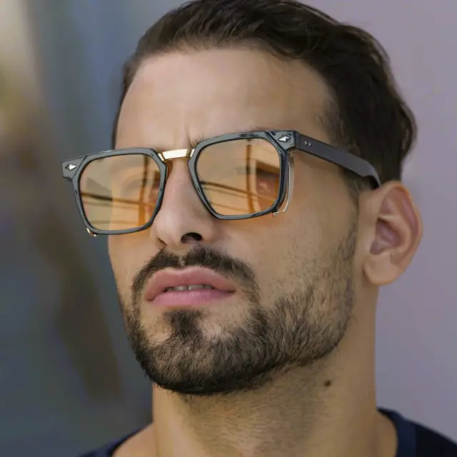 Ghetto Fashion Sunglasses Black/Gold Frame Unisex 2