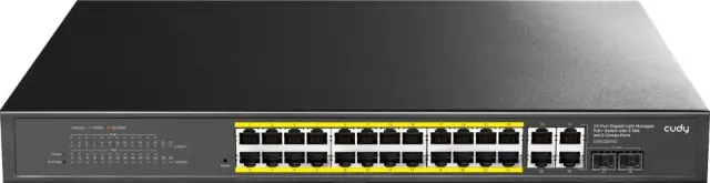 Cudy GS1028EPS2 Gigabit light managed PoE Switch, 300W