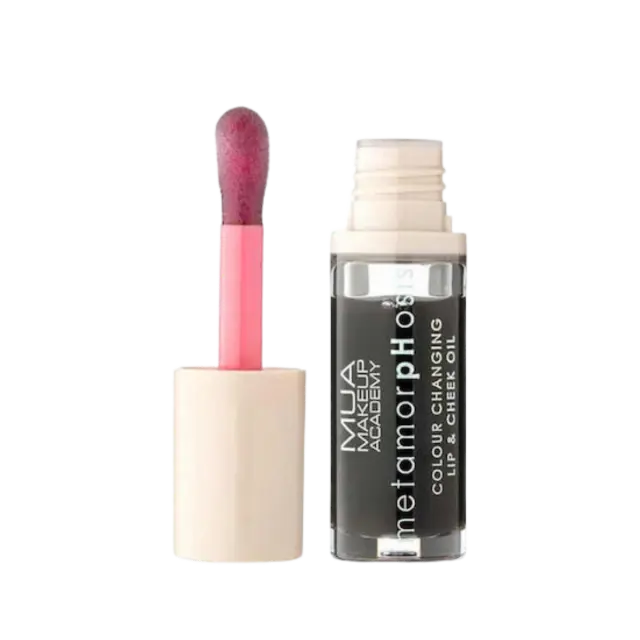 MUA Lip & Cheek Oil Bubble Hun Μωβ Ροζ Απόχρωση για Χείλη - Μάγουλα 7ml