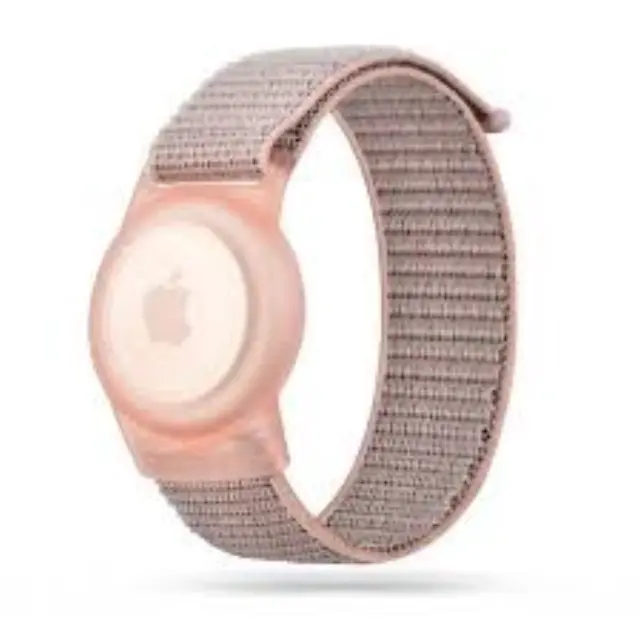 Tech-Protect® Nylon Θήκη Καρπού για Παιδιά για AirTag- Pink