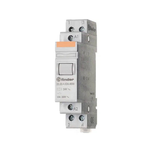 Mod.Rel. 17,4mm.2NO 20A/230VAC/AgSnO2 (22.22.8.230.4000)