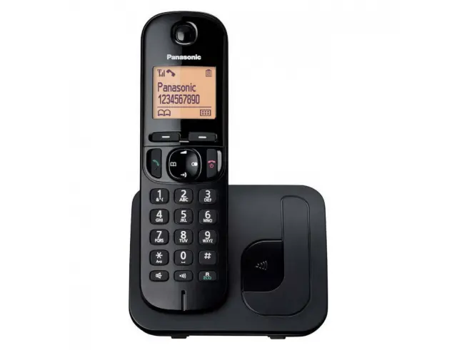 Ασύρματο Ψηφιακό Τηλέφωνο Panasonic KX-TGC250GRB με Αναγνώριση Κλήσης, Πλήκτρο Αποκλεισμού Κλήσεων και Ανοιχτή Ακρόαση Μαύρο 2