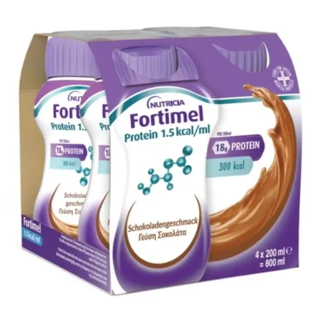 NUTRICIA Fortimel Protein 4 x 200ml Σοκολάτα