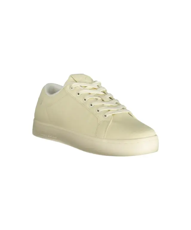 Calvin Klein - Ανδρικά Sneakers Δερμάτινα YM0YM01163-YBJ Εκρού 2