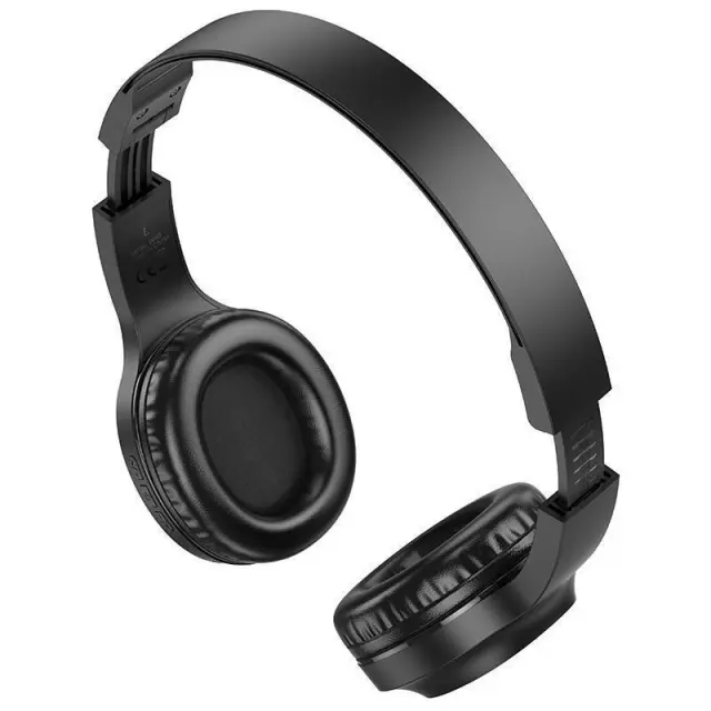 Wireless Ακουστικά Stereo Hoco W46 Charm V5.3 200mAh AUX Μαύρα 3