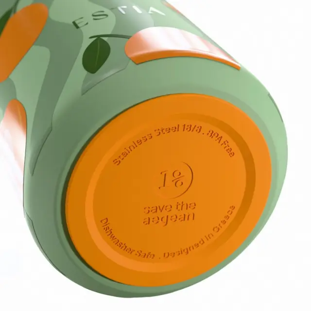 ESTIA ΘΕΡΜΟΣ FLOW SAVE THE AEGEAN 500ml PEACH GARDEN 3
