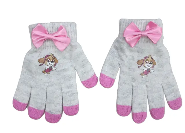 Παιδικά Γάντια Grey Pink Paw 7130022 2
