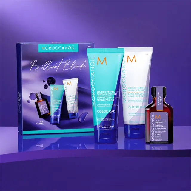 Moroccanoil Brilliand Blonde Set 3