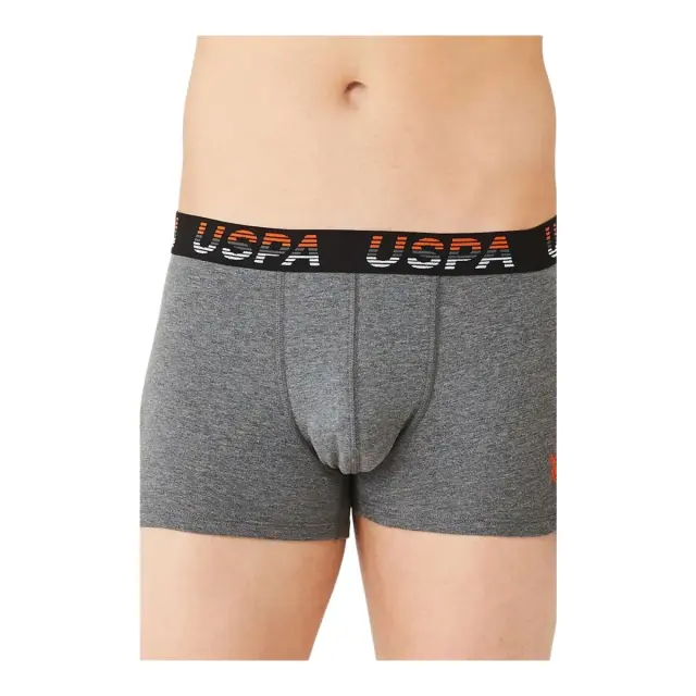 U.S. Polo ASSN. Ανδρικό Boxer Stripe Logo - Τριπλό Πακέτο, Χρώμα Πορτοκαλί - S 3