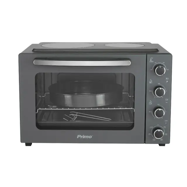 Primo PREO-40456NS Φουρνάκι Με 2 Κεραμικές Εστίες 50lt