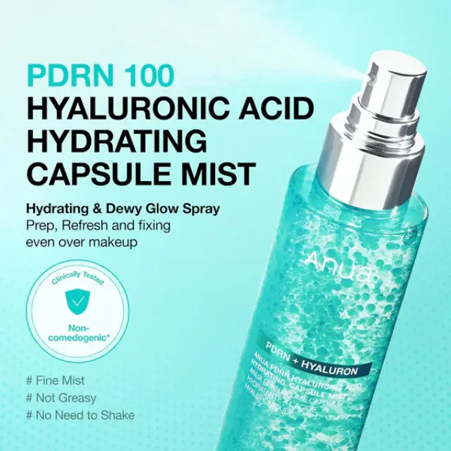 Anua PDRN Hyaluronic Acid Hydrating Capsule Mist – Ενυδατικό Mist Λάμψης με PDRN & Υαλουρονικό Οξύ 100ml 2