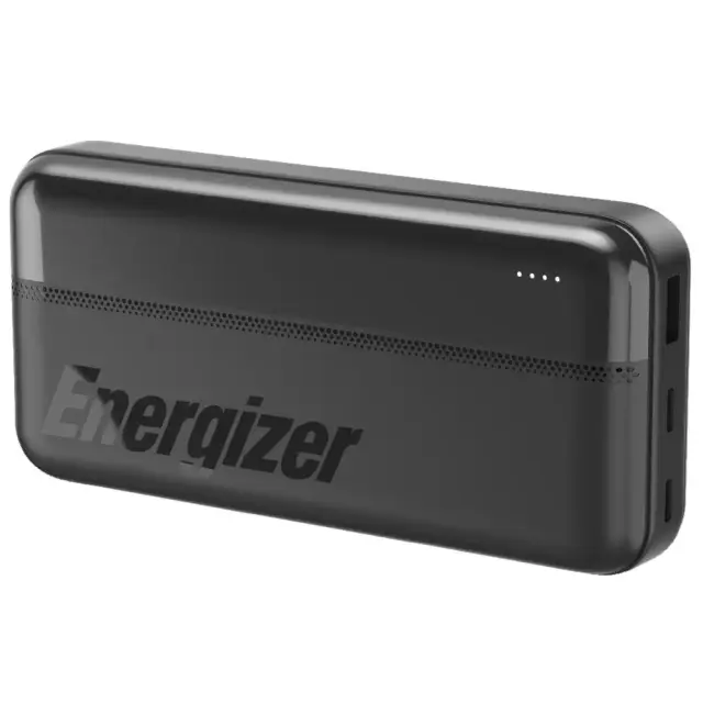Power Bank Energizer UE20050CC 20000mAh 15W Fast Charge με 2xUSB-C 1xUSB-A και LED Ένδειξη Μπαταρίας Μαύρο 2