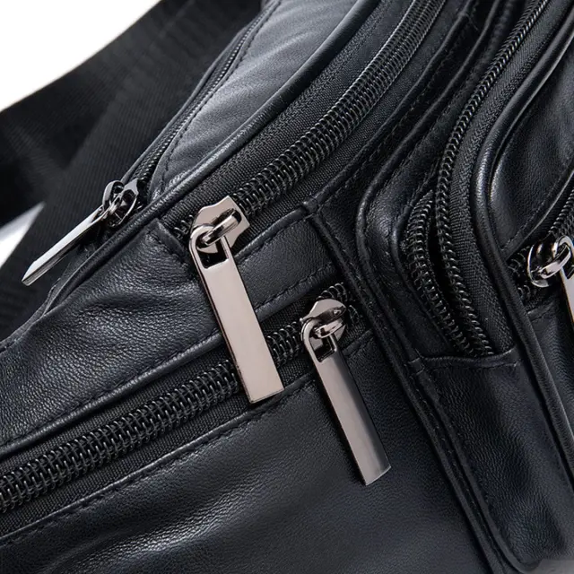 Δερμάτινο τσαντάκι μέσης Cardinal 8879 μαύρο - One Size 3