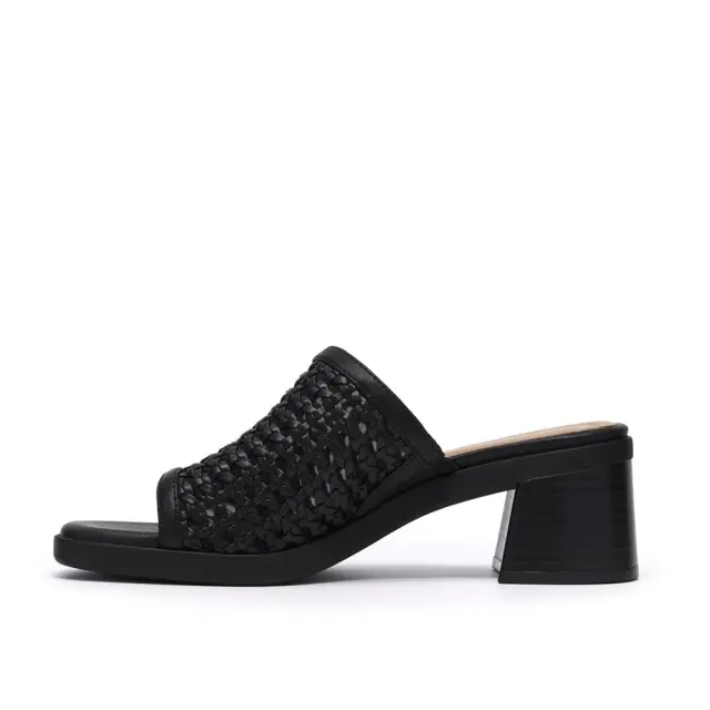 Clarks Jaylan Slide Black Black - 40 2