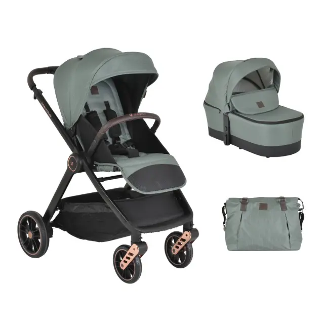 Cangaroo Πολυμορφικό καρότσι 2σε1 "Macan-Green"