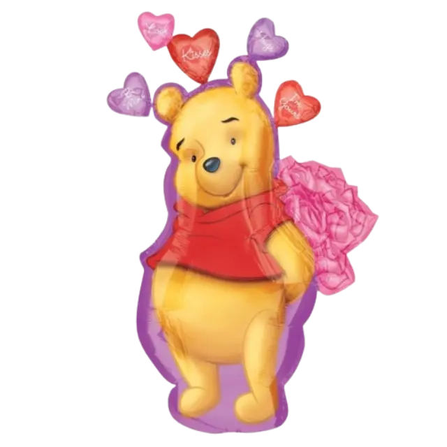 Μπαλόνι Φοιλ Σχήμα 32 Pooh Valentine / 81εκ - Ασυσκεύαστο