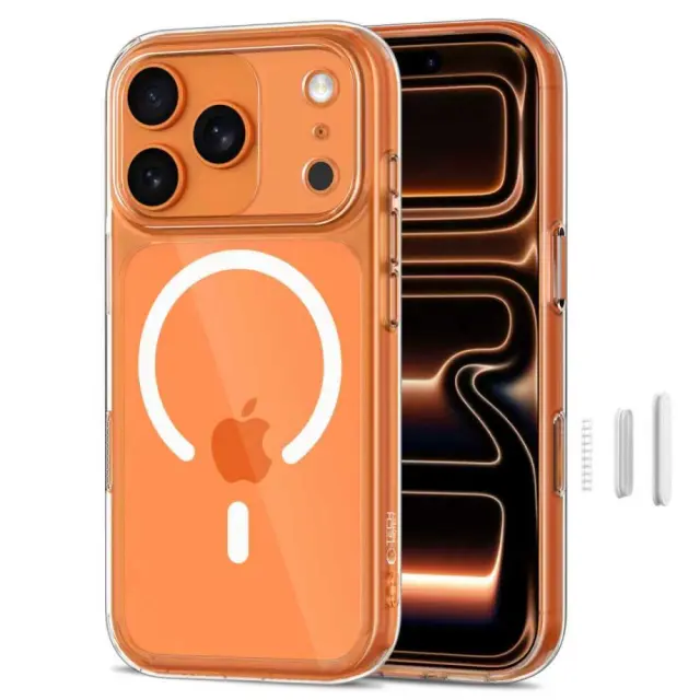 TECH-PROTECT MAGPEAK MAGSAFE CC IPHONE 17 PRO MAX CLEAR 2