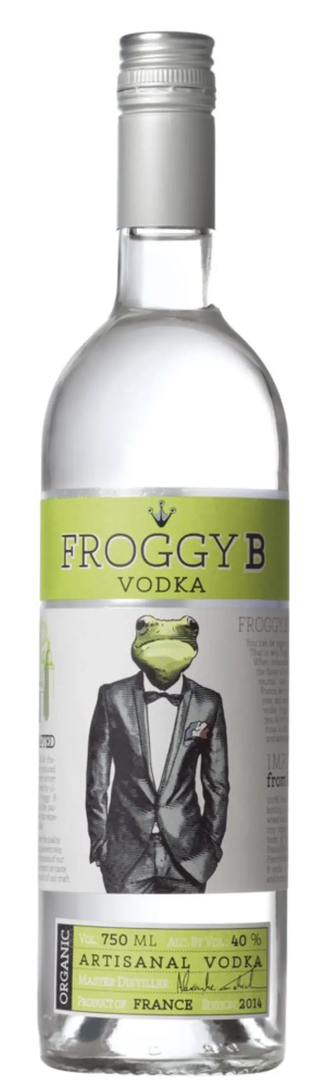 FROGGY B VODKA ORGANIC 700ml