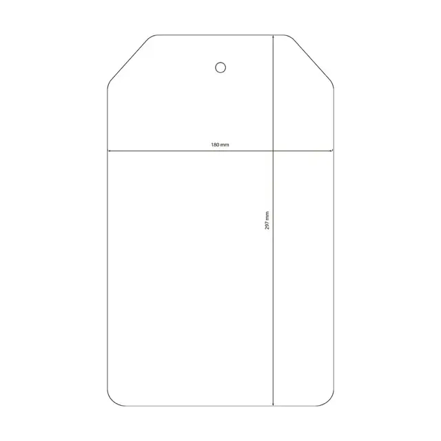 Ετικέτα-tag MDF, Stamperia, 31x19cm 3