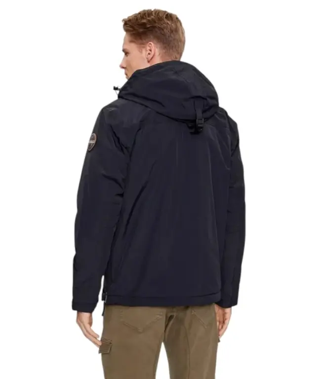 Napapijri - Ανδρικό Μπουφάν Χειμωνιάτικο Anorak Rainforest Pocket 2 Regular Fit NP0A4GMD-041 Μαύρο - M 3