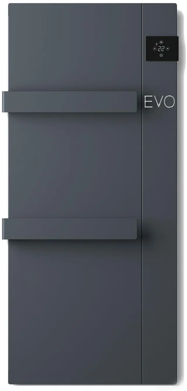 Radialight Onsen Evo 1000 Watt Ανθρακί - Ψηφιακή Πετσετοκρεμάστρα Μπάνιου