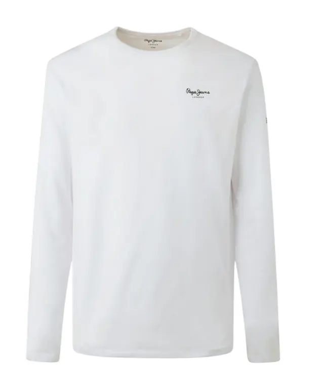 Pepe Jeans - Ανδρική Μπλούζα Original Basic 2 PM508211-800 Λευκό 2