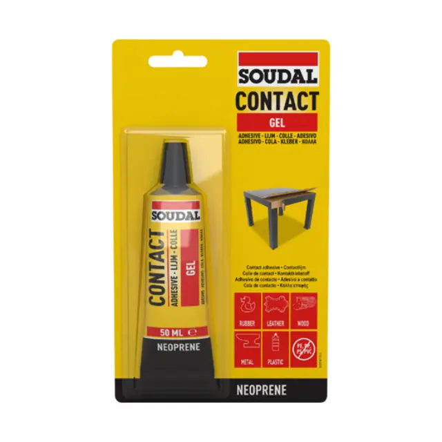 SOUDAL Bενζινόκολλα Νεοπρενίου Gel 50ml