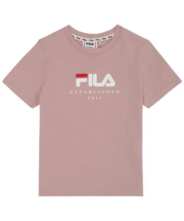 Fila - Παιδικό T-shirt Benna Logo FAK0432-40133 Ροζ - 18 Μηνών 3