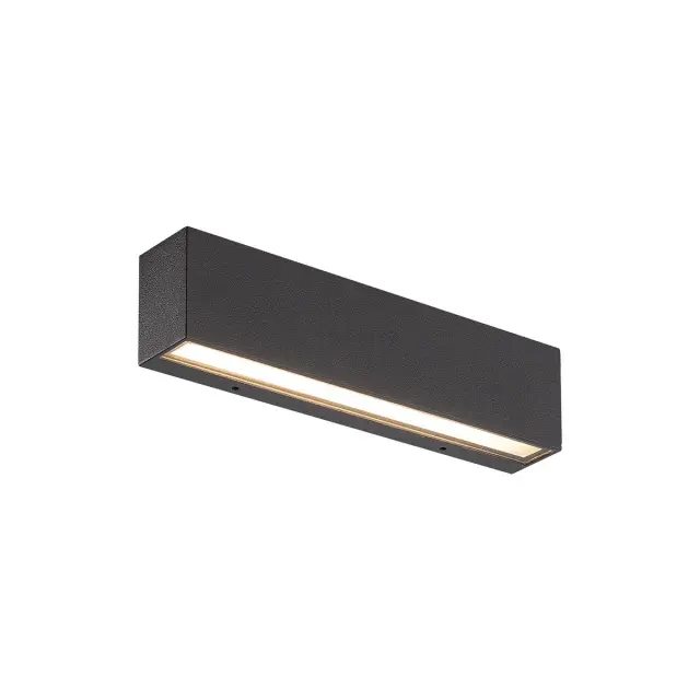 Demes Φωτιστικό Led τοίχου 4W 3000K IP65 19x5x3.3cm ανθρακί