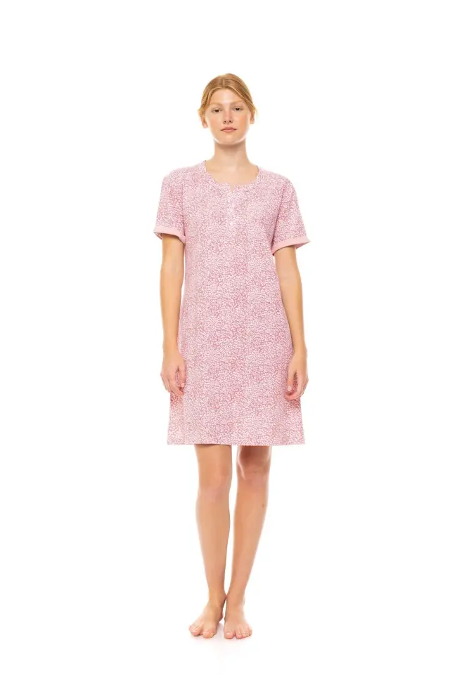 S1461 - Type - NIGHTGOWN LEOPARD ROSE