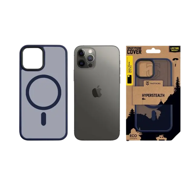 Tactical MagForce Hyperstealth Cover for Apple iPhone 12/12 Pro Deep Blue 3