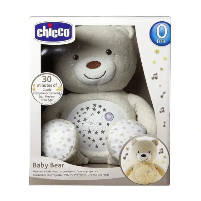 Chicco Baby Bear Από Ύφασμα Με Λευκούς Ήχους Και Φως Για Νεογέννητα 2