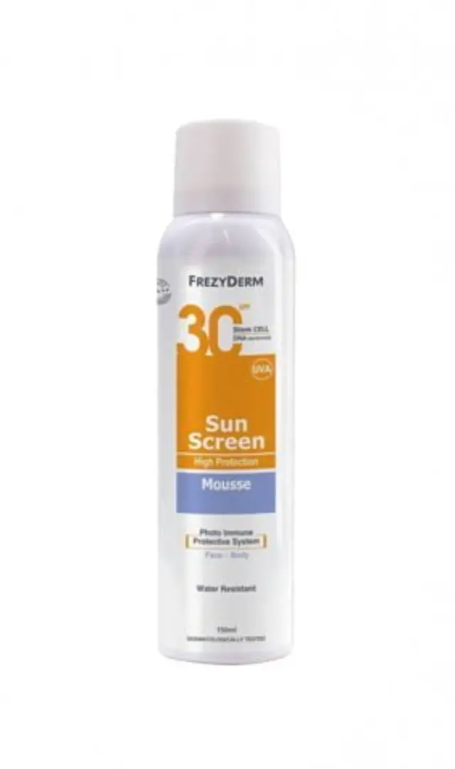 Frezyderm Sun Screen Mousse Spf30 150ml