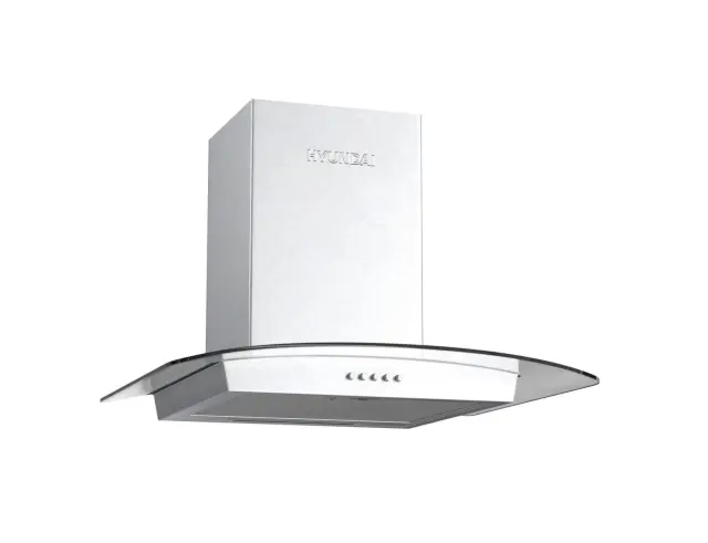 Απορροφητήρας Hyundai HHD24-TG2261X με πλάτος 60cm και απορροφητική ισχύ 650 m³/h - Inox HHD24-TG2261X