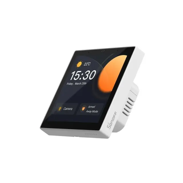 Smart Διακόπτης Τοίχου WiFi Zigbee 3.0 με Οθόνη Αφής 86mm Άσπρο 2