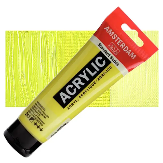 Ακρυλικό Talens Amsterdam 243 Greenish Yellow - 120ml