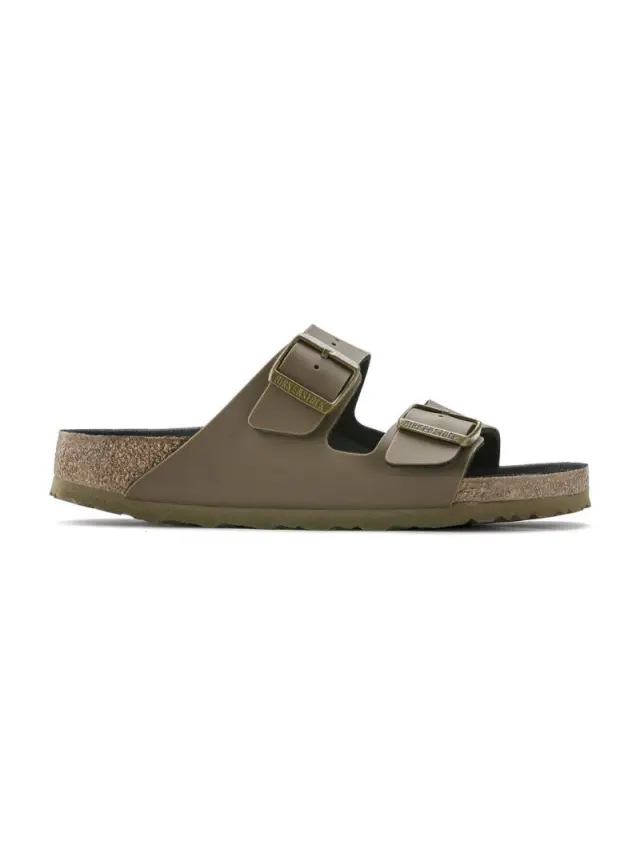 Birkenstock Πέδιλα Unisex Birko-Flor(ανθεκτικό υλικό της Birkenstock-επιτρέπει την επαφή με το νερό) Πράσινο BIR/ARIZONA TRIPLES 1022410 PINE GR 3