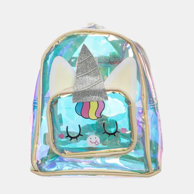 Τσαντάκι πλάτης unicorn ιριδίζον 2