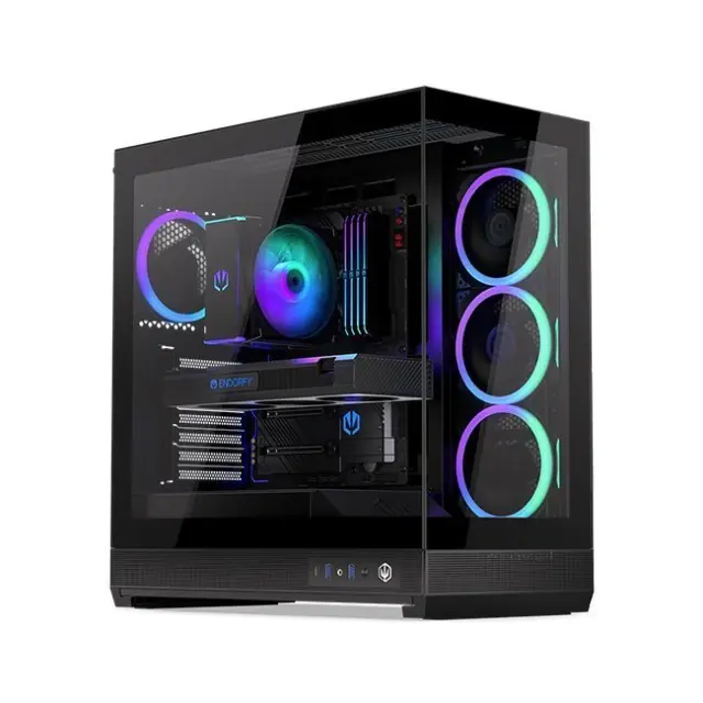 Endorfy PC Case Fishtank 6000 Corona Midi Tower Black (EY2A025)