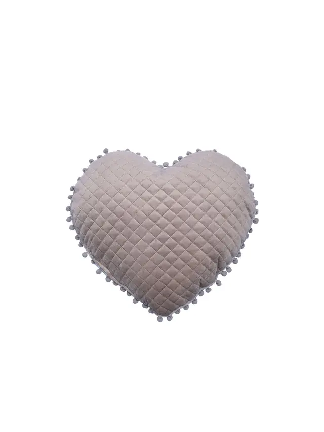 Διακοσμητικό Μαξιλάρι 40Χ38 Με Γέμιση Microfiber Elwin Palamaiki Καρδιά Beige