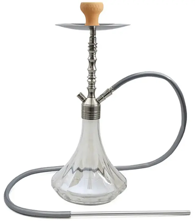 Ναργιλές Hookah Shisha «Illustria» Excusive Premium (Ατσάλι και Γυαλί) - 60cm