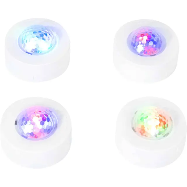 PARTY LIGHT PARTY-4ASTRO SET OF 4 REMOTE-CONTROLLED MINI LIGHT EFFECTS (16-1011PLS) 2