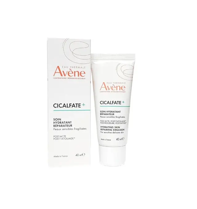 Avene Cicalfate+ Hydrating Skin Repairing Emulsion Post Tattoo Επανορθωτική Ενυδατική Φροντίδα Μετά από Τατουάζ, 40ml