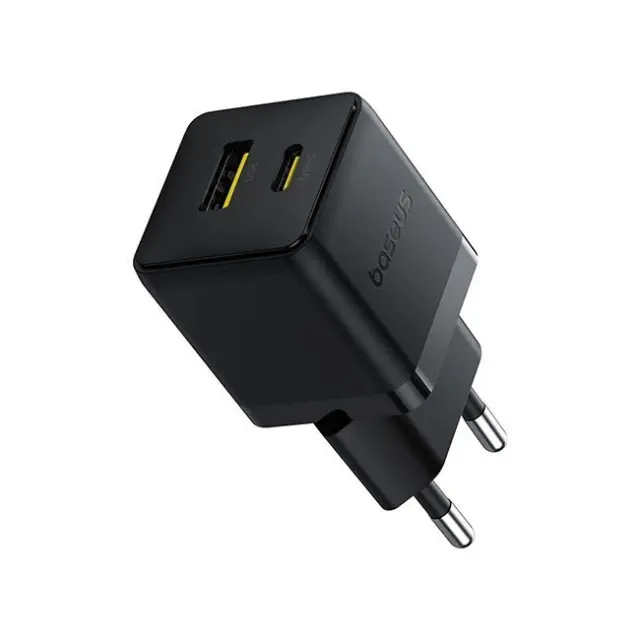 Baseus Φορτιστής Palm 30W USB-C USB-A Black
