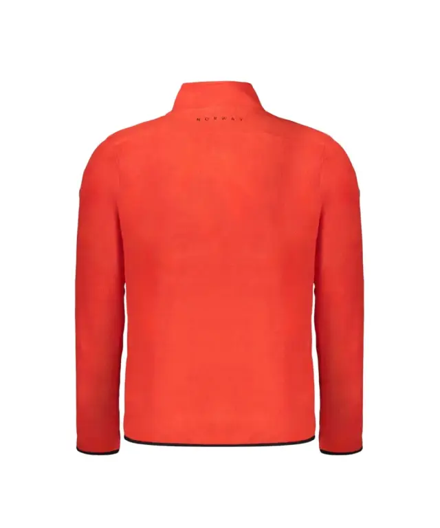 Norway Nautical School - Ανδρική Ζακέτα Φούτερ Fleece 849543-REDRAC Κόκκινο 2